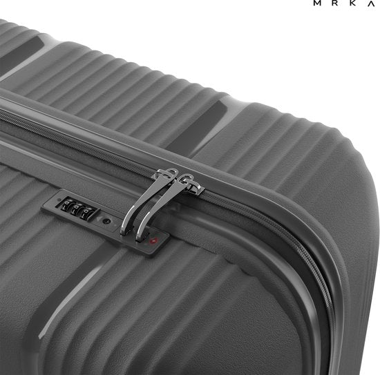 Milano Medium Koffer 60L Zwart