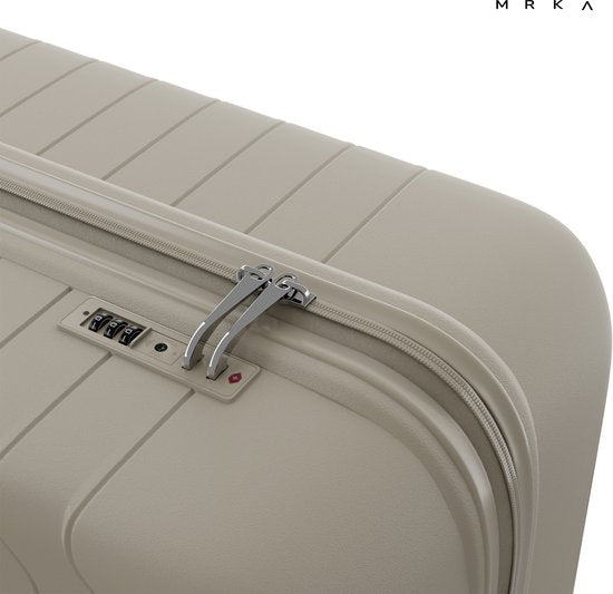 Vienna Grote Koffer 94L Taupe